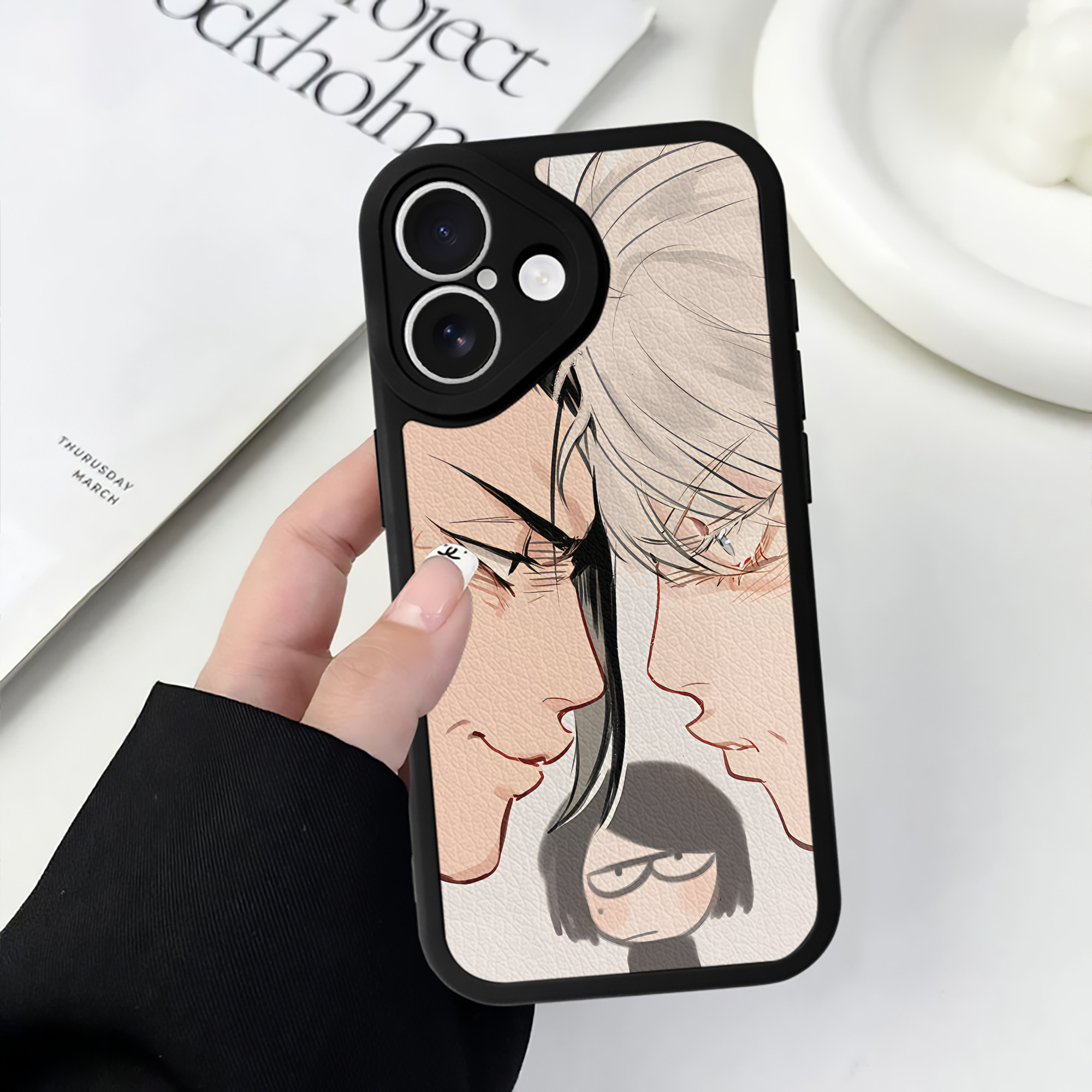 （画像用） SPY×FAMILY间谍家家酒 【iPhone 16シリーズ対応】シリコンスマホケース（レザー調） 材質：シリコン